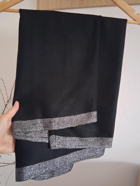 Čierno-strieborna šatka/tunel, terranova