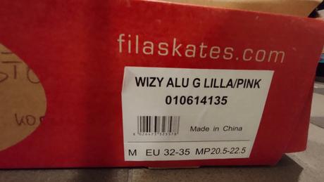 Inline kolieskové korčule, fila,32