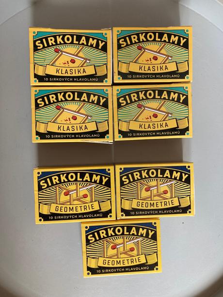 Sirkolamy - zápalkové hlavolamy,