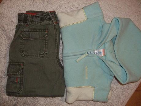 Flísová mikinka, old navy,86