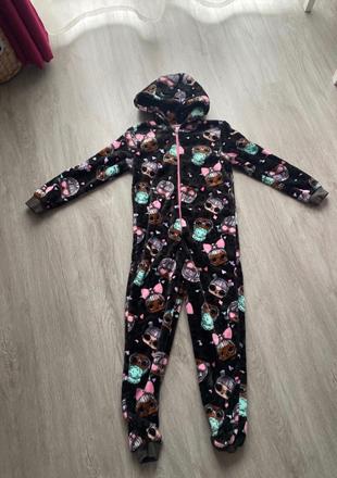 Overal 134/140 velurovy, f&f,134