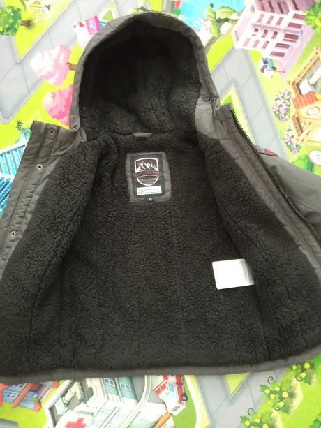 C&a zimná bunda s bohatou kožušinou 92cm, c&a,92