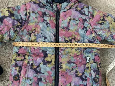 Coccodrillo bunda zimná s kapucnou+rukavickami 92, coccodrillo,92