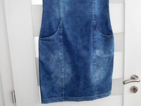 Šaty riflové, m , pružné, m