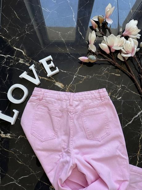 Baby pink jeansy, xs