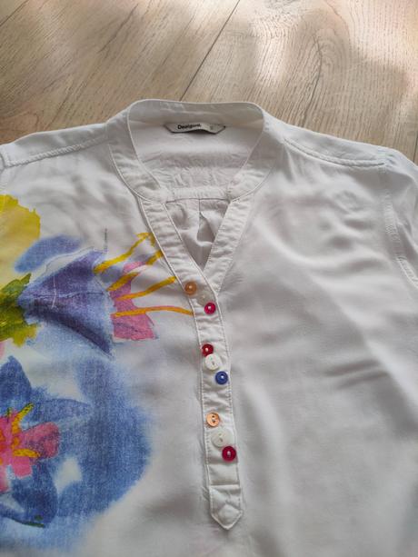 Ľahká bavlnená blúzka desigual, veľ. s, desigual,s