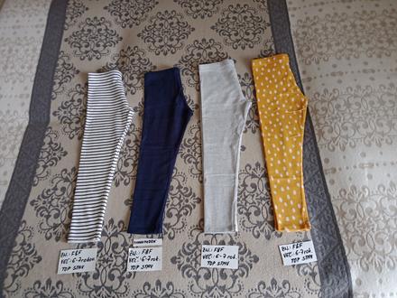 Dievčenské zateplené legíny zn.f&f veľ.6-7rokov, 116