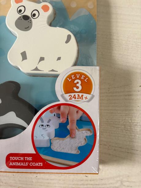 Hape - hmatove puzzle zvierata zo severu,