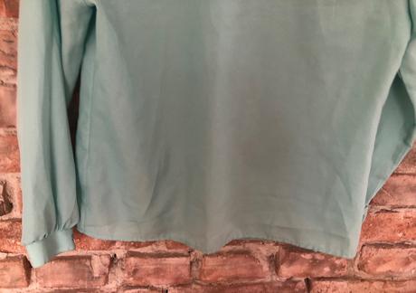 Zelená blúzka s mašľou, s/m, s