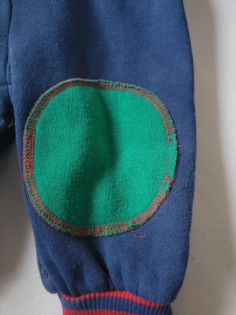 Hrubší teplákový overal pre štíhle deti, 68