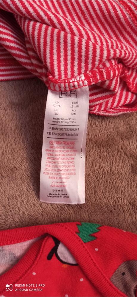 Vianočné pyžamká, f&f,86