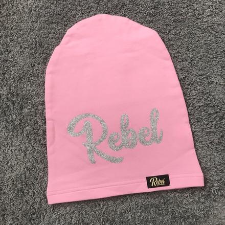 Ružová čiapka rebel v.l/xl, rebel,104 / 110 / 116