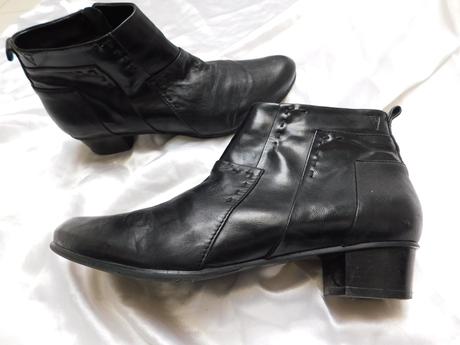 Damske kotnikove kožene čižmy, 41