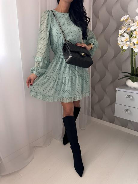 Reserved - šifónové šaty, reserved,xs