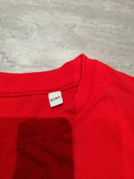 Červené tričko caa v122-128, 7-8r, c&a,122