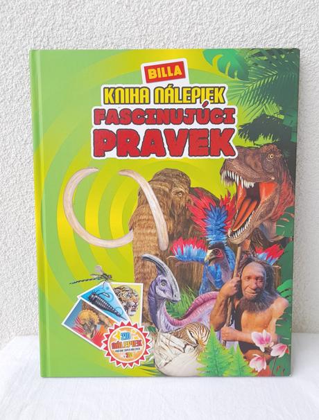 Kniha nálepiek fascinujúci pravek,