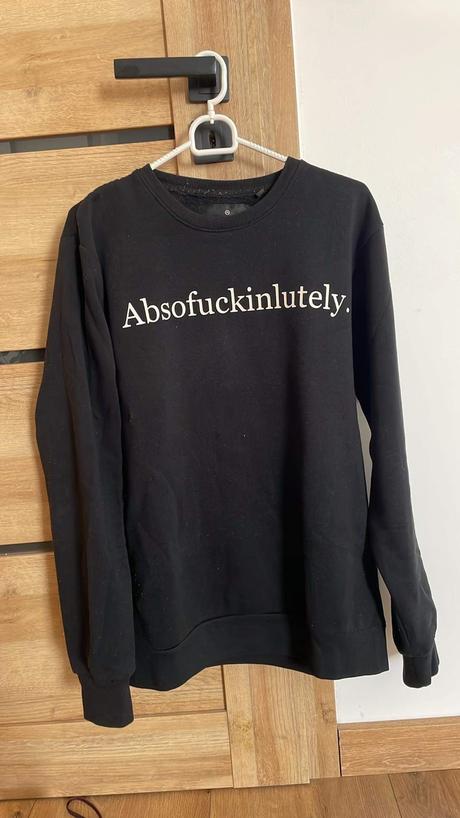 Čierna pánska mikina s nápisom, house,m