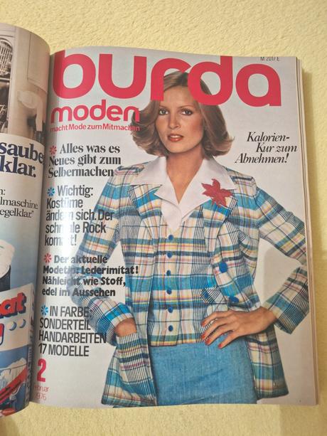Zväzok retro burdy 1976 (1. polrok, čísla 1-6 ), 