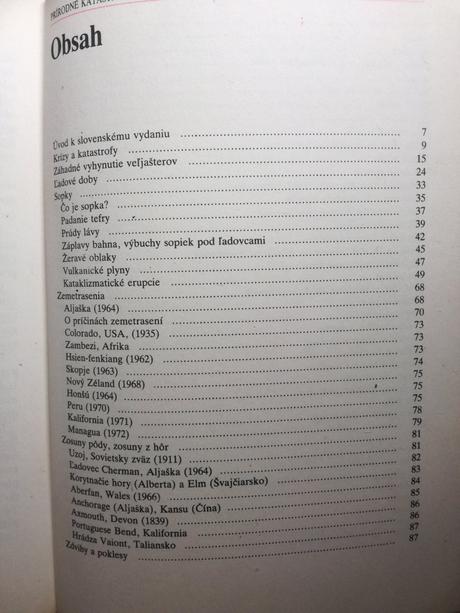 Prírodné katastrofy, 