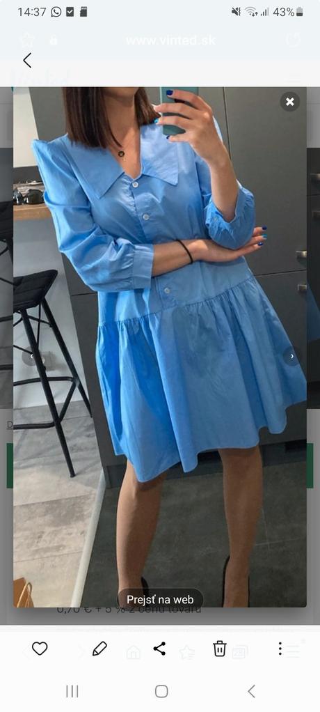 Košeľove šaty/tunika, m