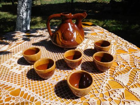 Bulharská keramika likérová, top top stav,, 