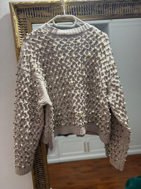 Zara perlickovy svetrik, zara,m