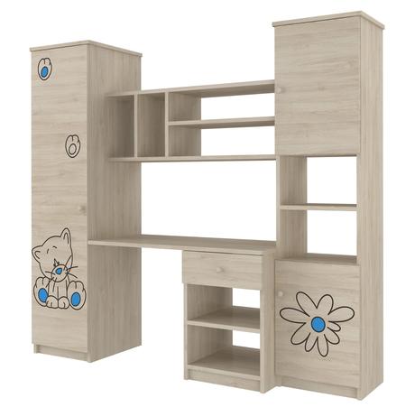 Detská nábytková stena dub,