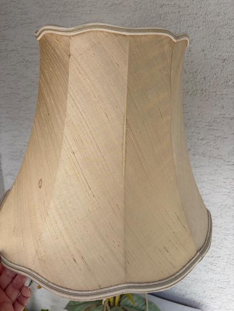 Unikatna 85 cm velka stojaca vintage kovova lampa,
