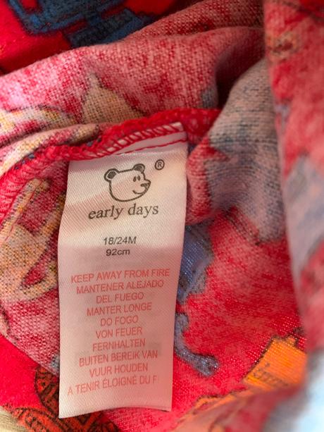 Detske flanelove pyzamko zn. early days - vel. 92, early days,92