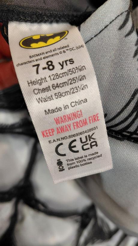 Kostým batman veľ.128, 