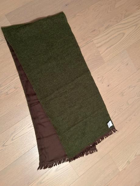 Geox šál hnedý, zelený 2v1, geox