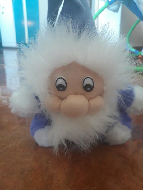 Zimný škriatok plyšový milka retro, 