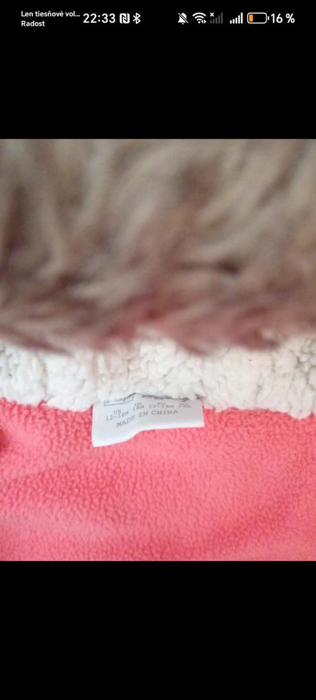 Dievčenský overal na zimu 12-18 mesiacov, f&f,80