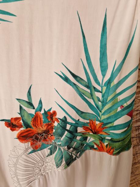 Predĺžené tielko desigual asymetrické strihu, desigual,s