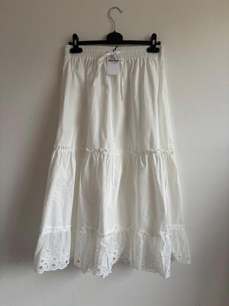Biela maxisukňa, m