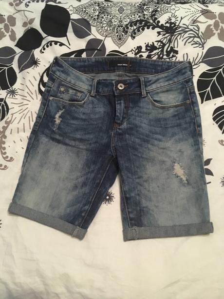 Riflove krátke nohavice, s