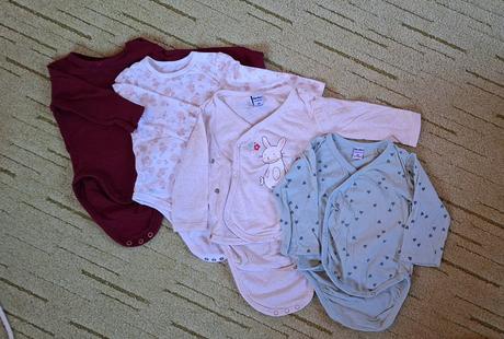 Body dlhý rukáv set 4 x veľ 68, 68