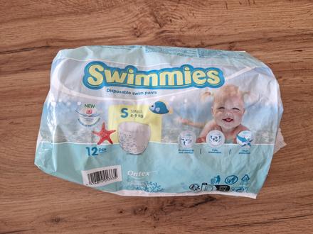 Swimmies - plienky na kúpanie veľ. s (4-9kg) 8ks, 