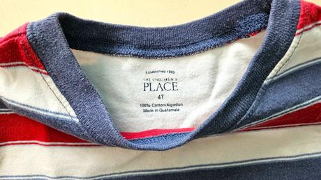 Pruhované detské tričko the children's place, s