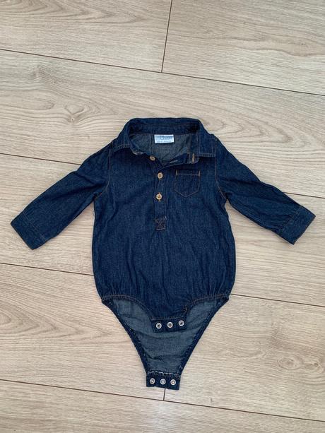 Detské jeansove body, 68