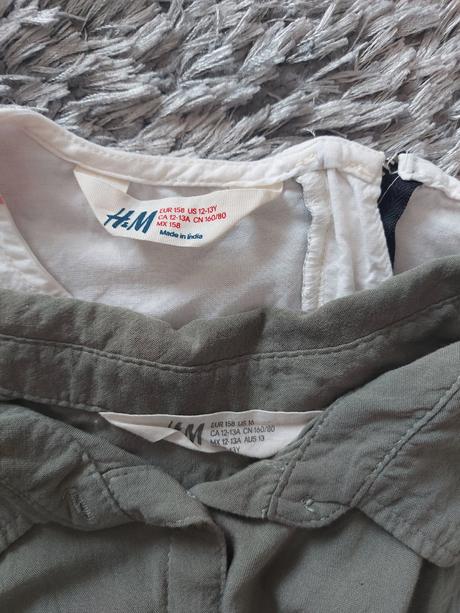Tričko + blúzka h&m 158, h&m,158