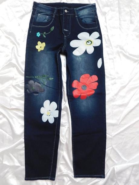 Damske trendy strečove rifle, 36