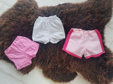 3x detské kraťasy šortky 86, 86