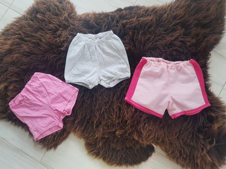 3x detské kraťasy šortky 86, 86