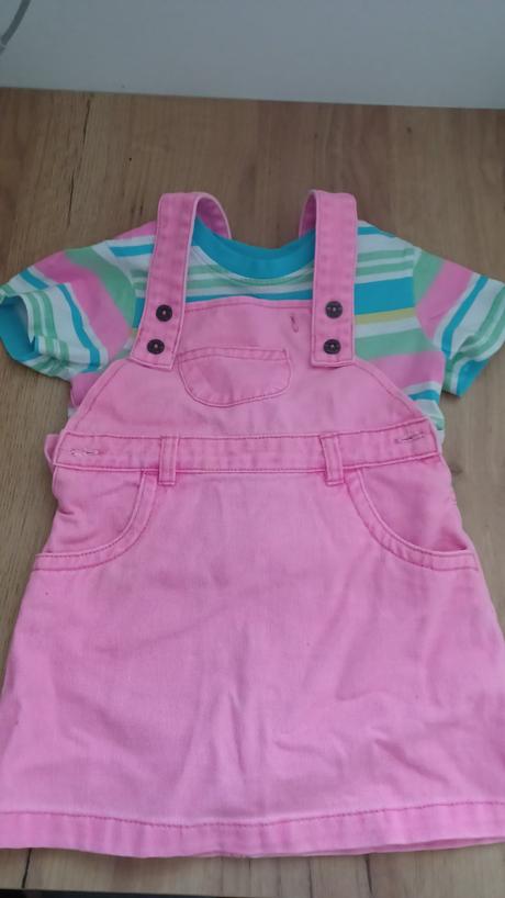 Riflová sukňa na traky, nkd,92