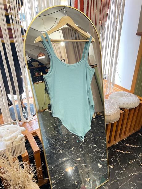 Elastické rebrované body pre moletky, river island,44