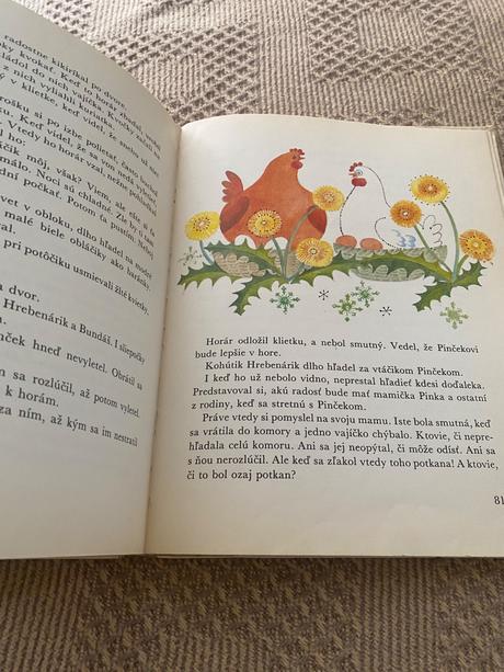 Krásna stará retro kniha kohútik hrebenárik 1978,,