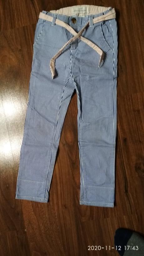Pásikavé nohavice, h&m,116