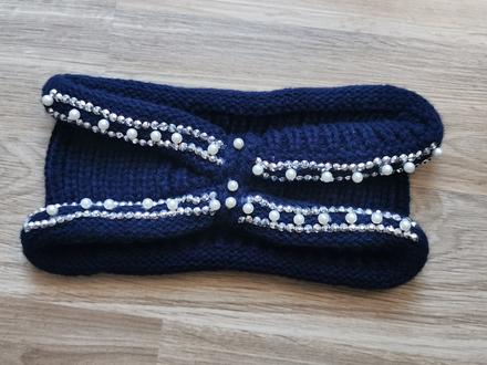 Pletená čelenka, 