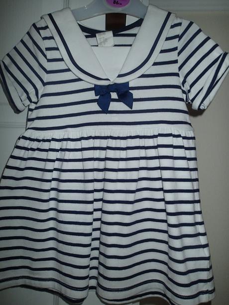 Námornícke šatky, h&m,80